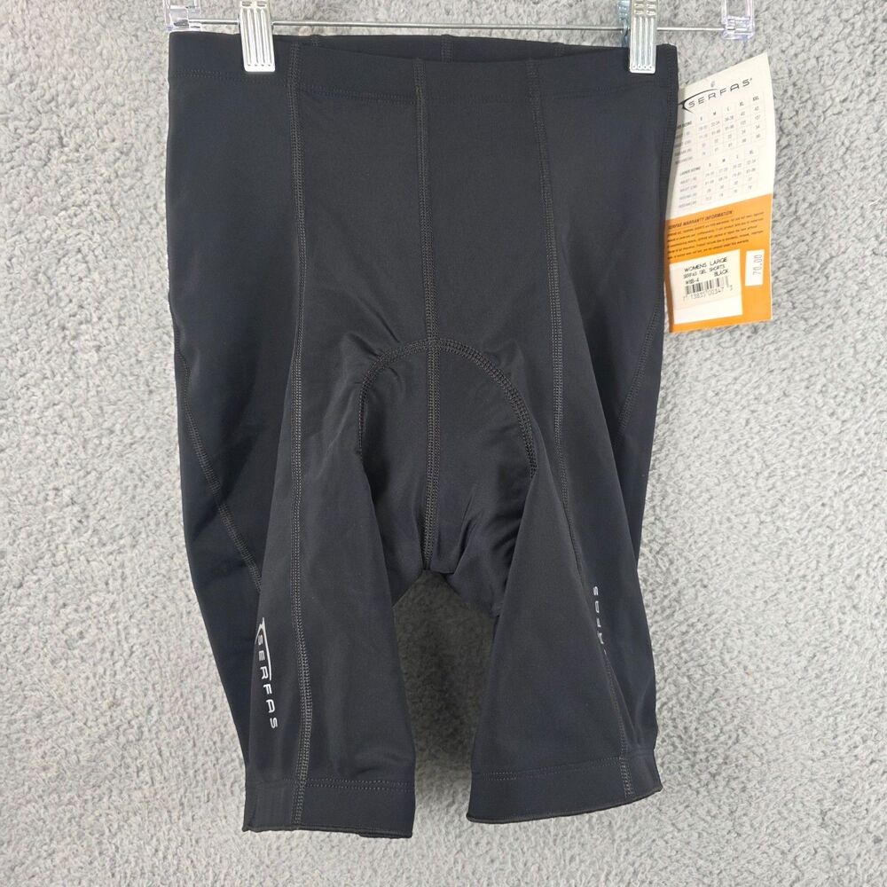 NWT Serfas Sprint Shorts Gel Padded Cycling Second Skin Technology Women's sz L